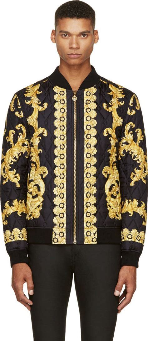 versace overcoat men low price|versace bomber jackets for men.